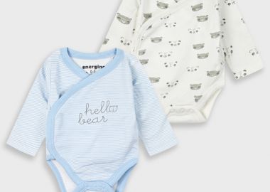 Energiers σετ 2τμχ φορμάκι για βρεφικό αγόρι (0-15 μηνών) | ΕΚΡΟΥ - Energiers - 